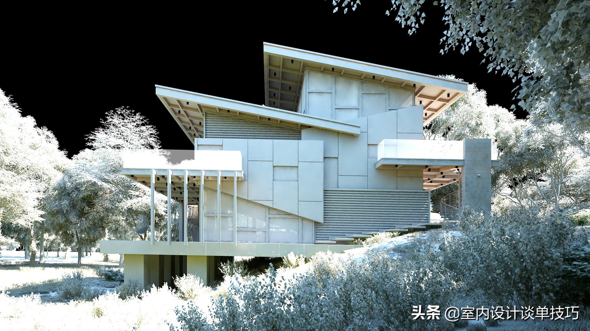 室外图没氛围？两个通用灯光技巧，马来西亚CG艺术家都在用