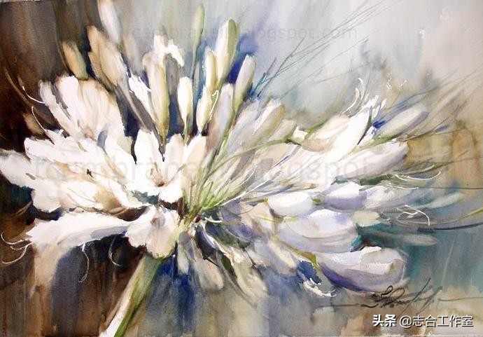 用水粉画水彩的效果,水彩和水粉画出的画