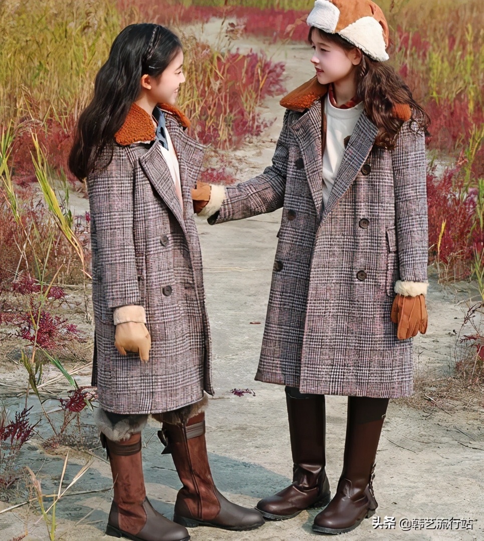 儿童韩版童装穿搭,童装流行款式女