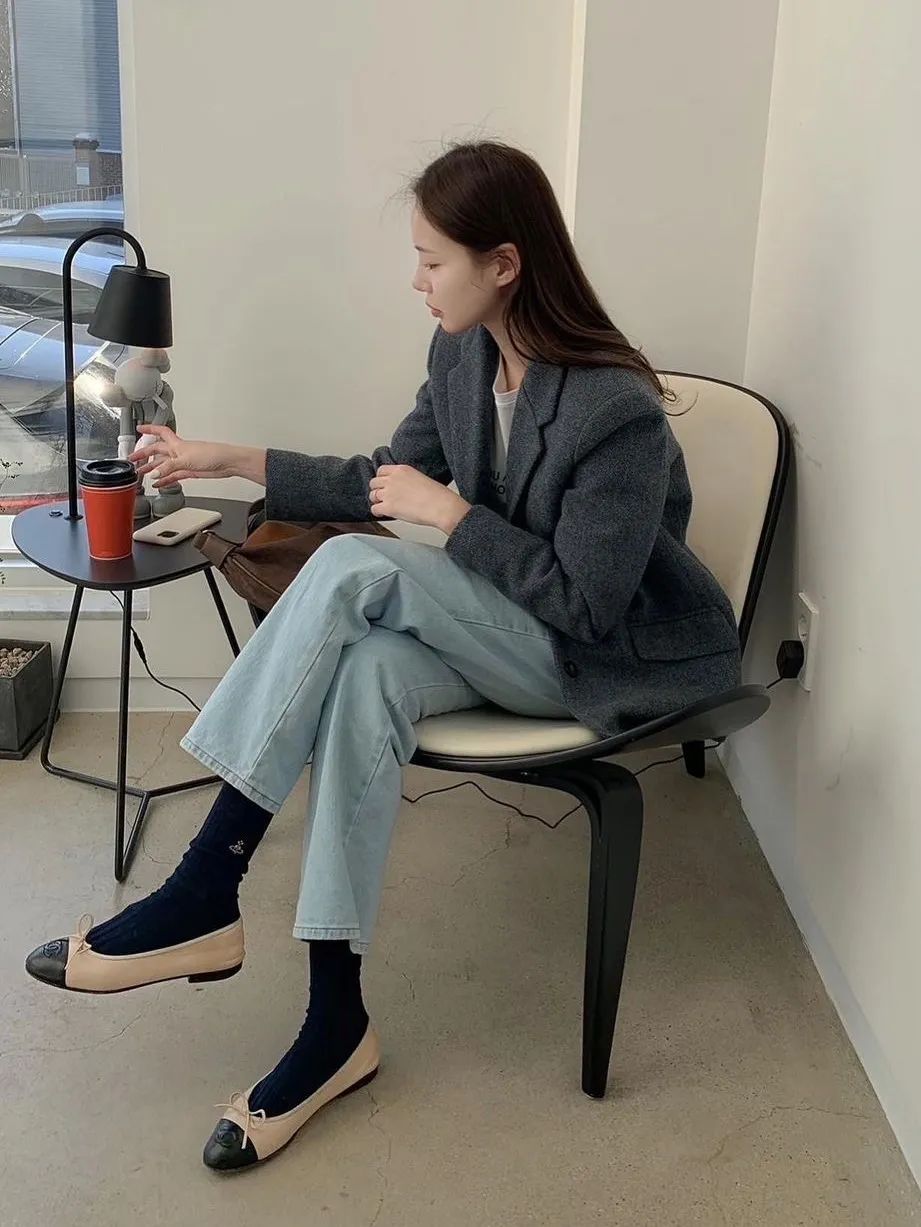 秋冬不露脚踝穿法火了,今年冬天流行九分裤露脚踝穿法