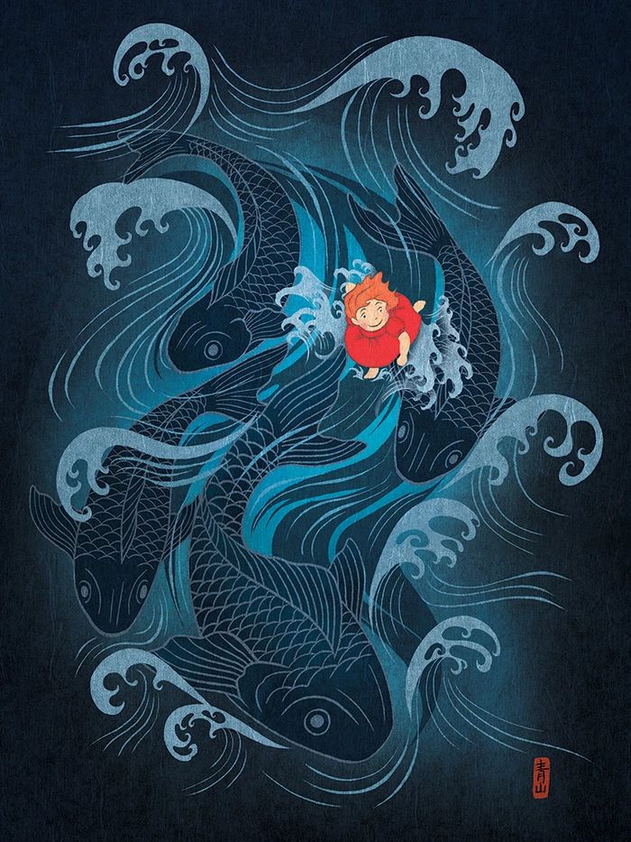 全球50位艺术家致敬宫崎骏作品