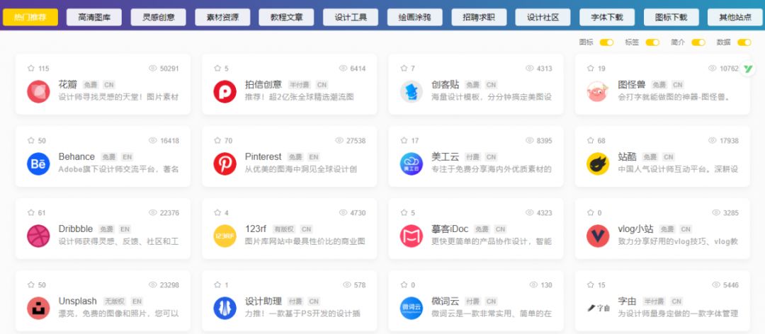 知乎10万人推荐的资源网站有哪些？