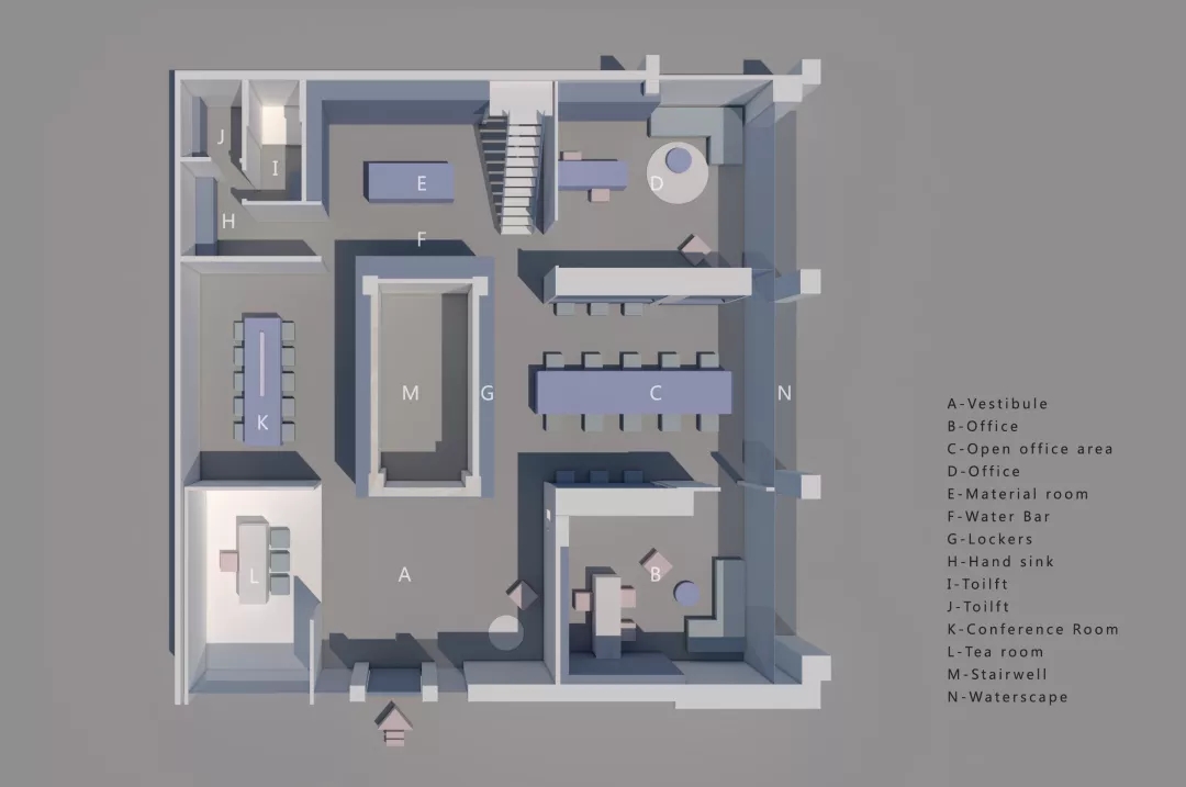 拯救城市遗忘边角的一间办公室|Between之间设计_欧模网