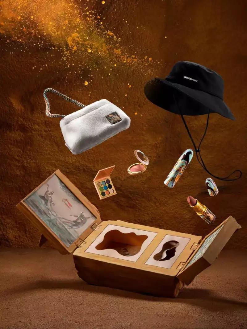 在李宁你不光能买到百纳配色弧ACE，甚至还能买到MAC彩妆