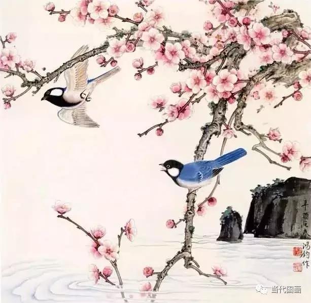 金鸿钧花鸟牡丹作品,金鸿钧工笔牡丹春晓图片