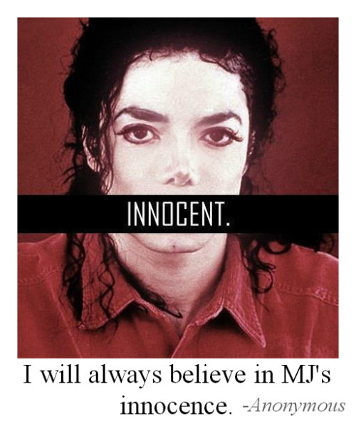 事实不会说谎,但是人会!我永远相信MJ是清白的。