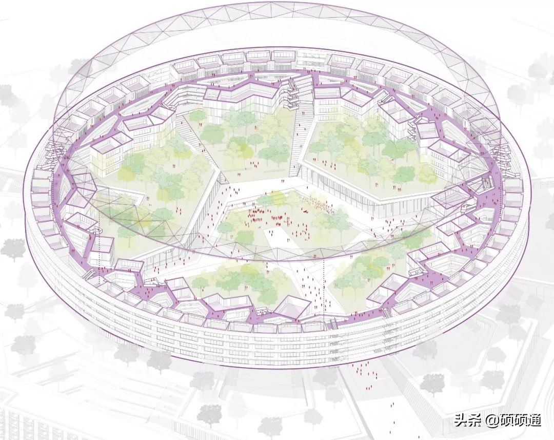 超级巨型飞船设计,巨大环形飞船