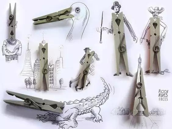 精美创意插画100幅无水印,彩铅小插画500例临摹