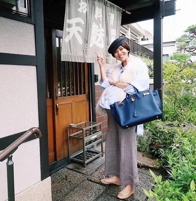 最时髦的孕妇穿搭,日本妈妈精致穿搭