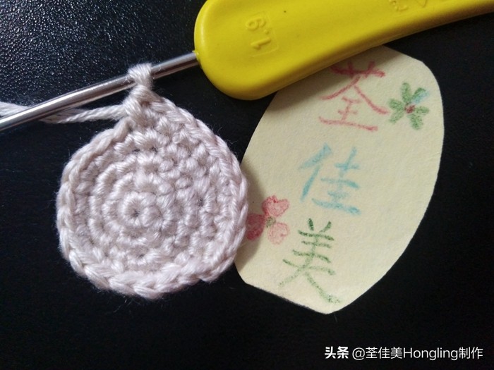 马蹄莲花的钩织教程,马蹄莲宽叶子的钩织教程