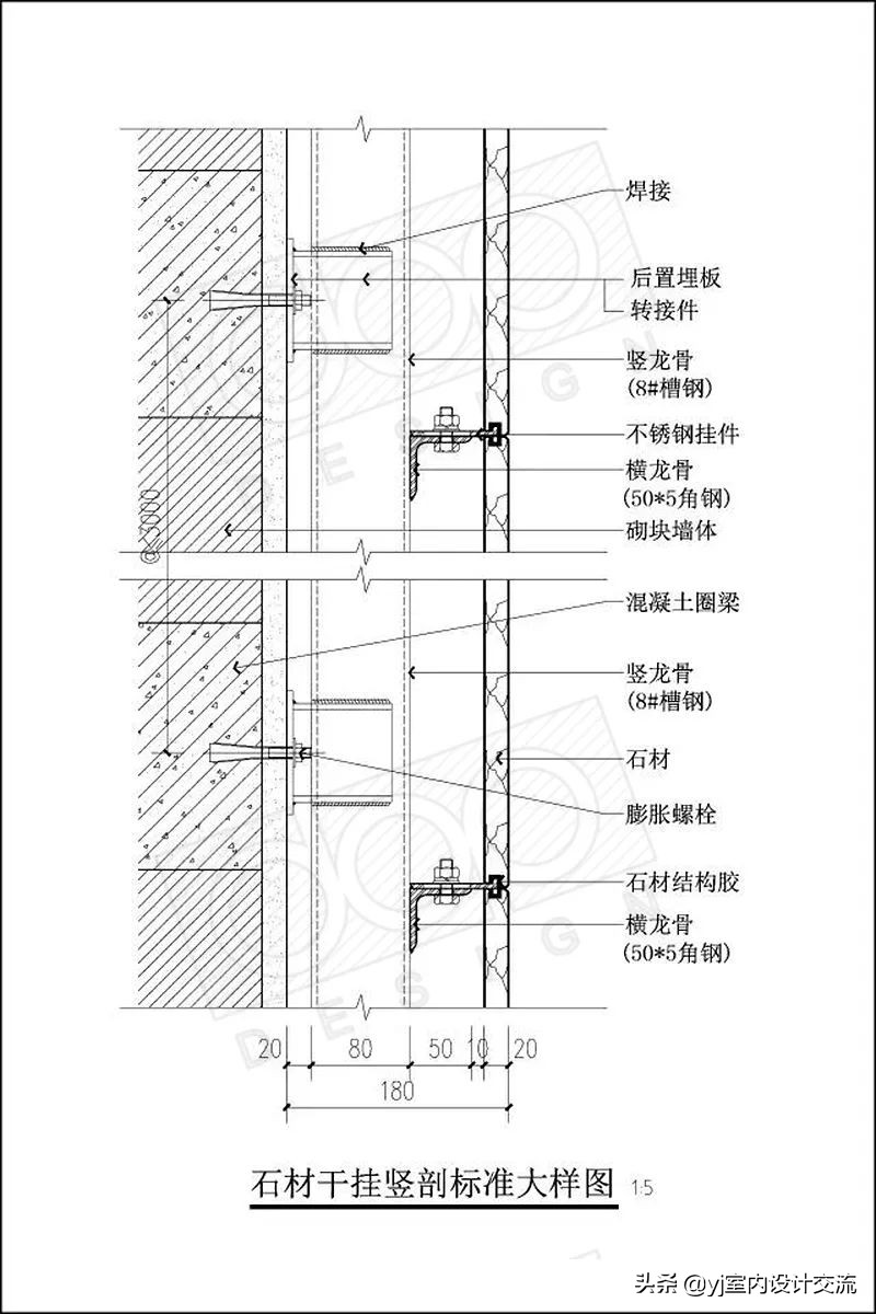 石材干挂工艺视频教程,干挂石材注意事项及工艺流程