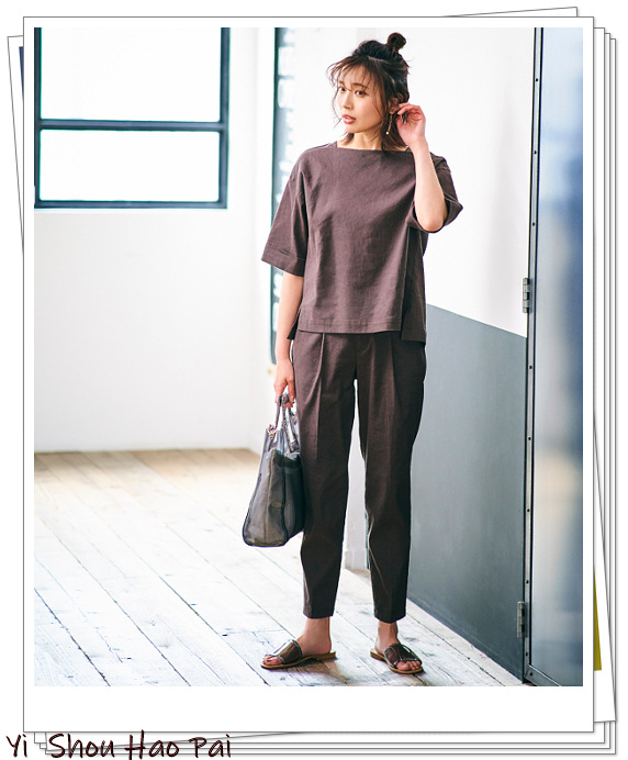 日系亚麻裤,亚麻裤搭配什么上衣好看