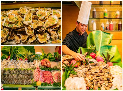 东莞喜来登大酒店，豪华五星自助晚餐，好吃不贵又过瘾