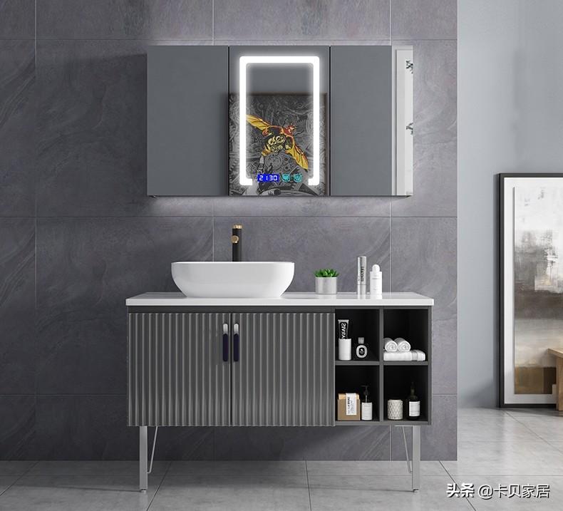 卡贝轻奢浴室柜,卡贝卫浴图片
