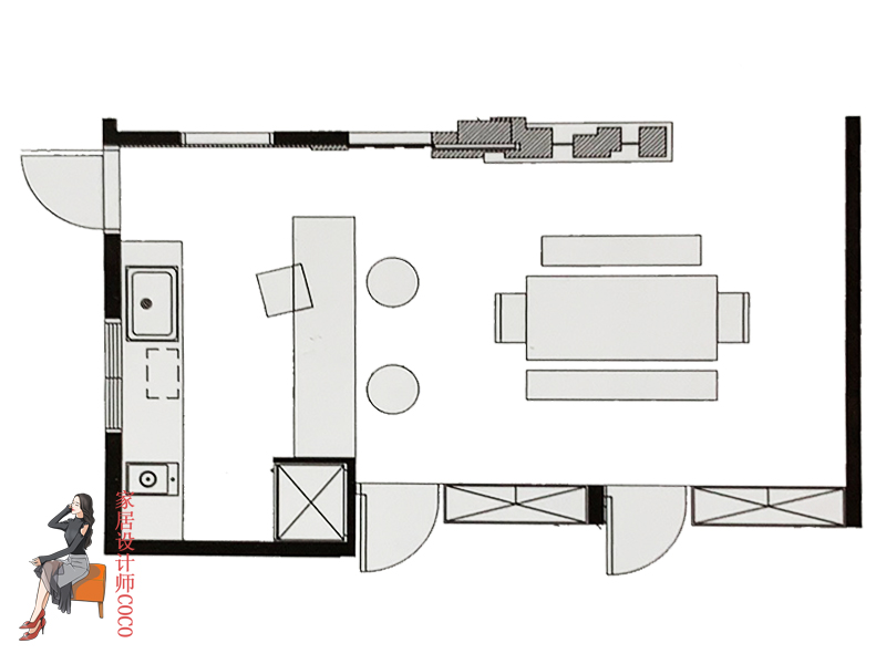 家居空间设计常用细节尺寸图,家居空间尺寸