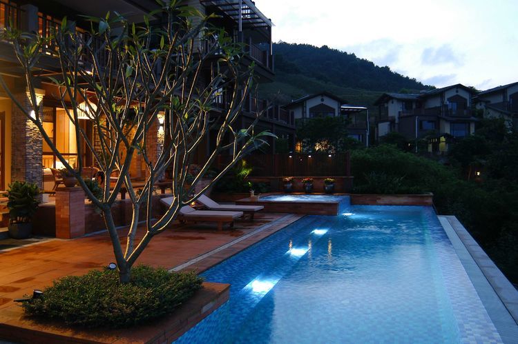 清远汤塘温泉民宿带私人泡池,清远温泉亲子主题别墅