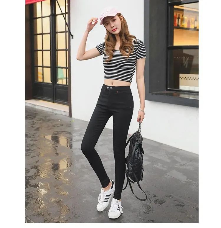 非常显瘦的一款魔术裤,高腰显瘦百搭魔术裤