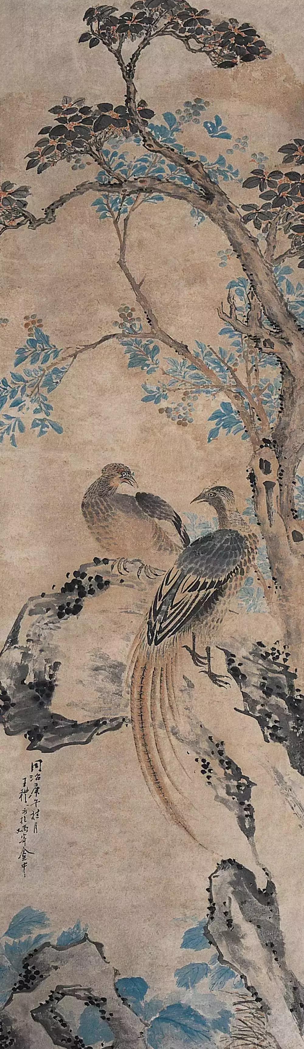 潘天寿100幅花鸟画欣赏,潘天寿花鸟画简史