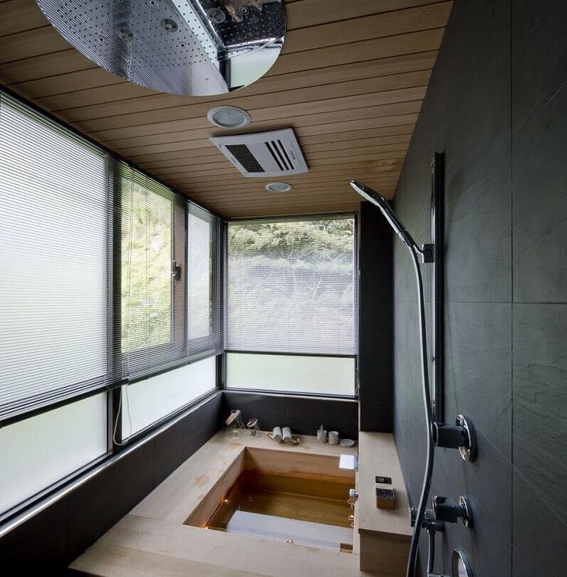 装修原木风浴室,原木风浴室风格