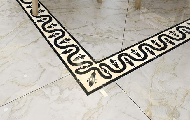 瓷砖波导线效果图多少钱一米,新型波导线效果图