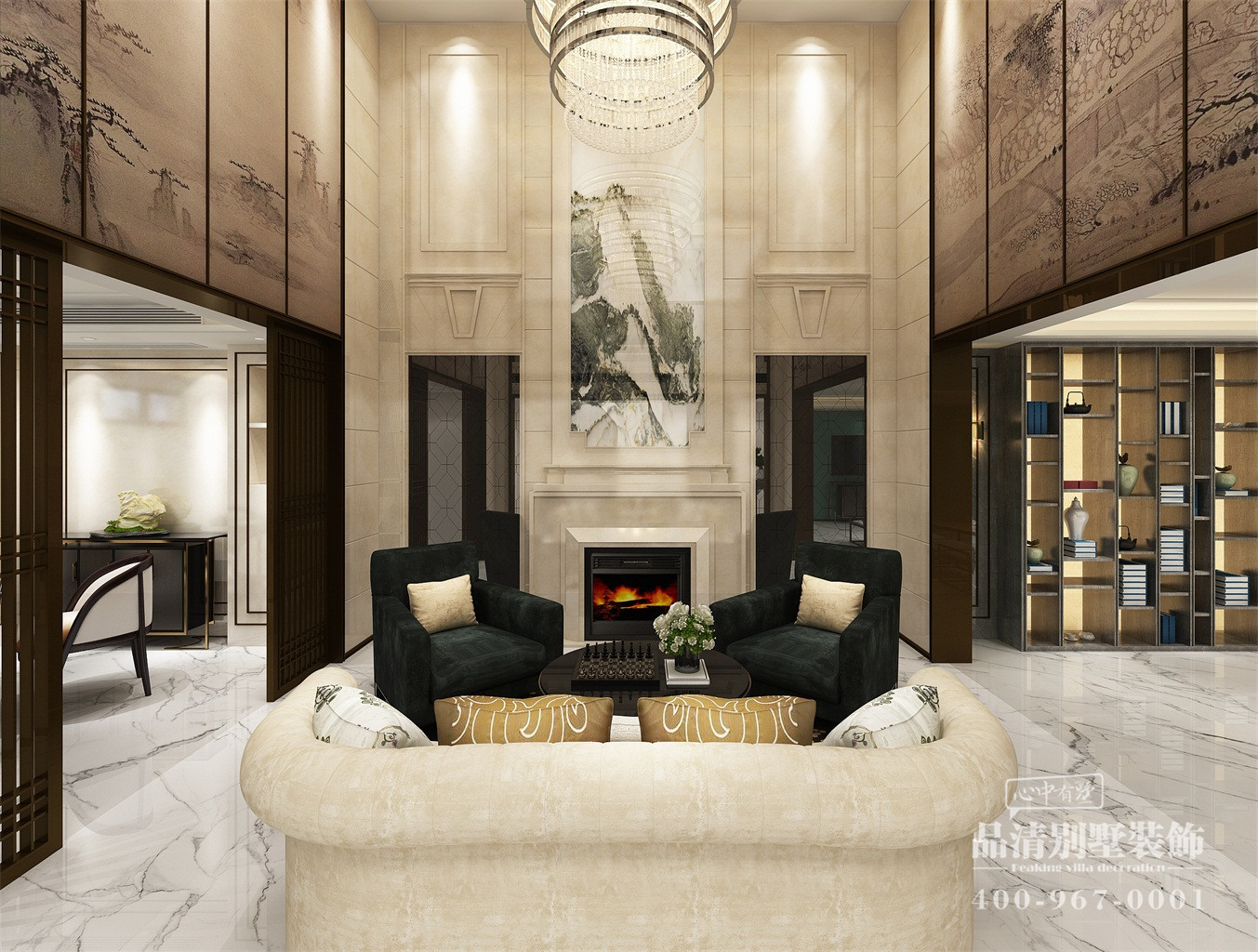 常州新中式风格装修设计案例,常州别墅装修风格大全