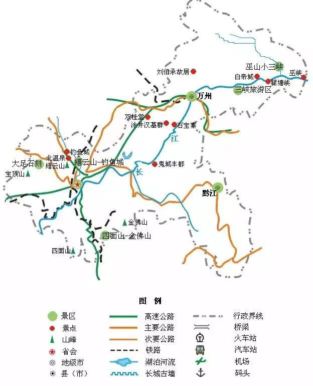 全国旅游景点详细地图大全,最新版中国各省市旅游景点地图