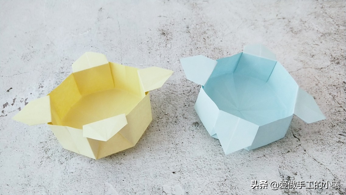 充电器收纳盒折纸大容量,折纸手工8-10岁的收纳盒