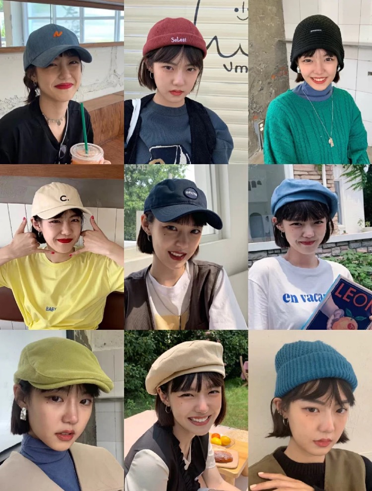 推荐几款好的帽子,比较适合长脸的帽子店铺