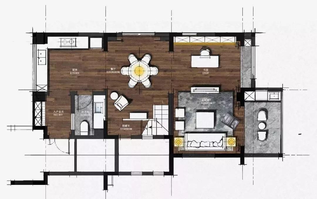 室内设计优秀平面方案,室内设计100个创意平面布置图