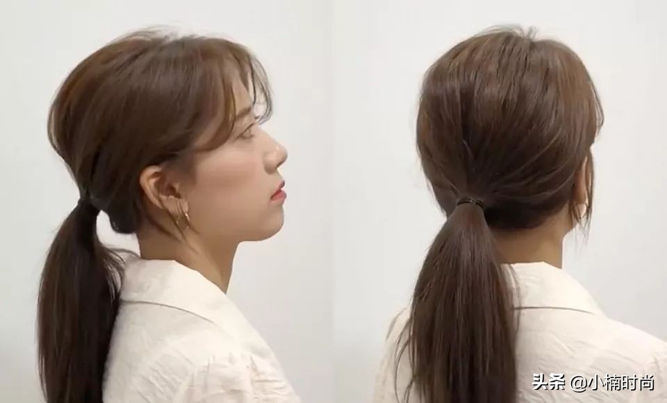 发型师扎马尾手法,发型师教你怎么编发视频