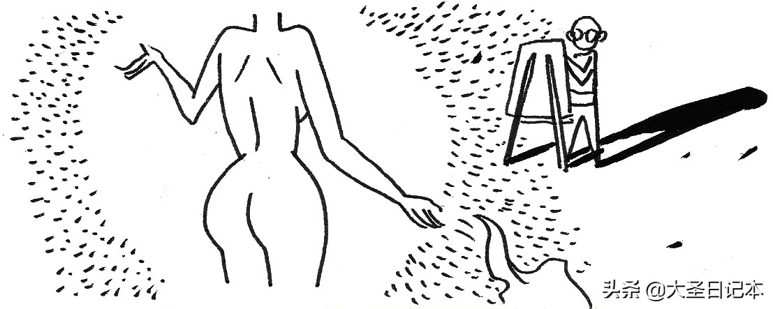 漫画现场临摹,人物写生漫画速写