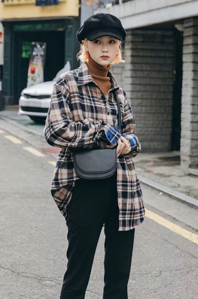 衬衫叠穿秋冬最流行的穿法,衬衫毛衣初春最时髦的穿法