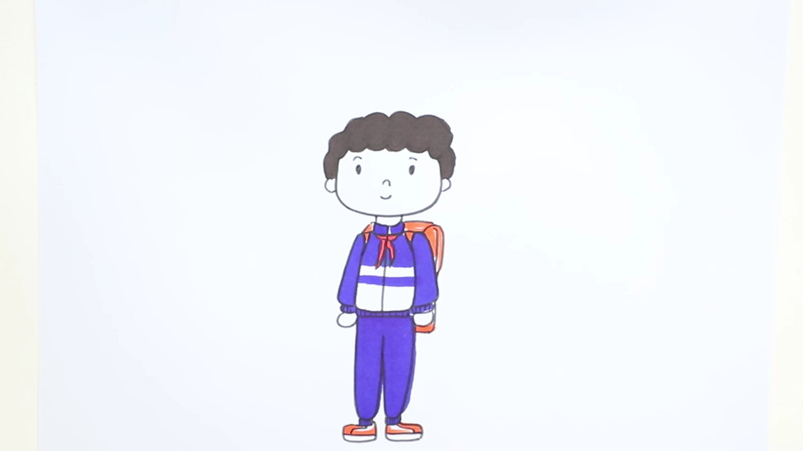 人物怎么画小学生