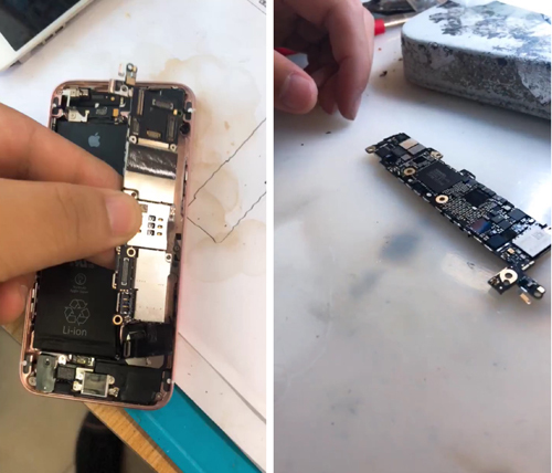 苹果6plus主板漏电维修多少钱,苹果6plus主板坏了