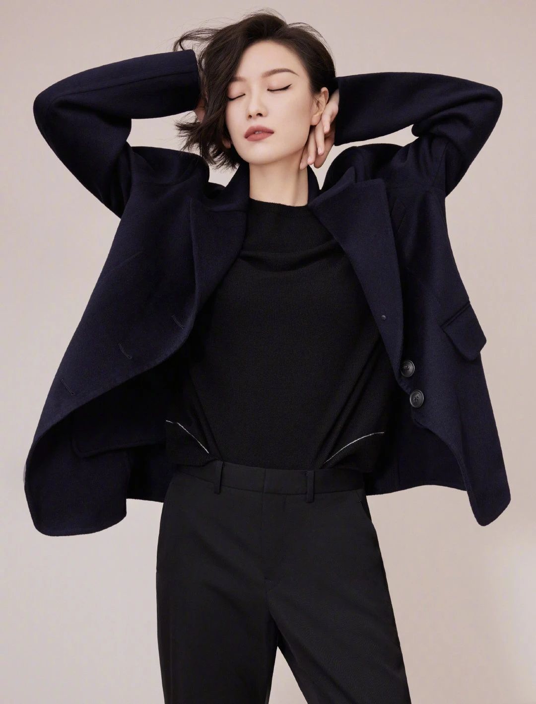 倪妮的脸型适合什么短发,倪妮同款短发适合什么脸型