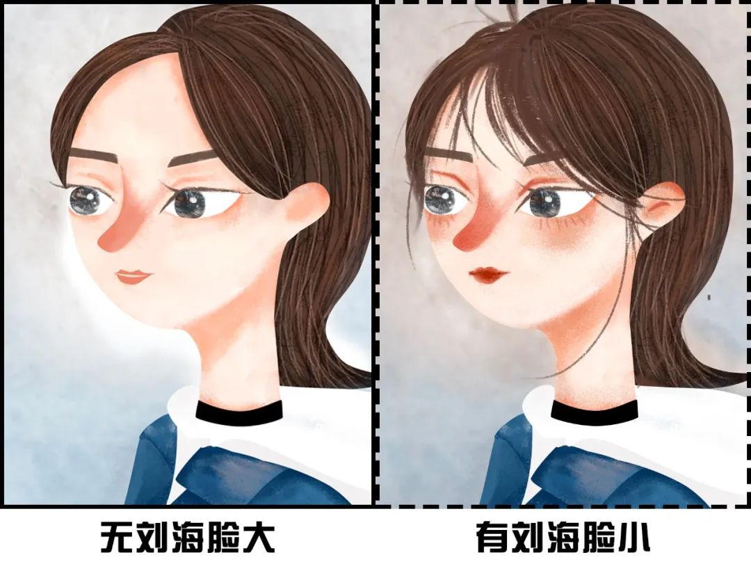 3款不挑脸型的刘海，又美又精致，自己动手就能剪