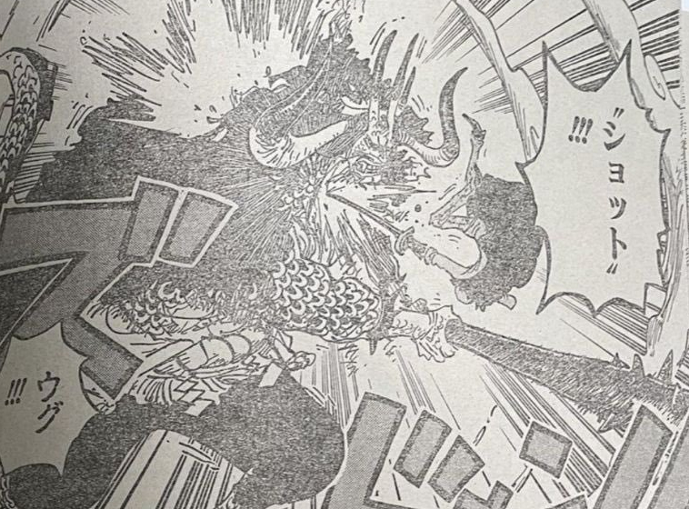 索隆用御田的刀大战凯多,海贼王1010漫画索隆招式