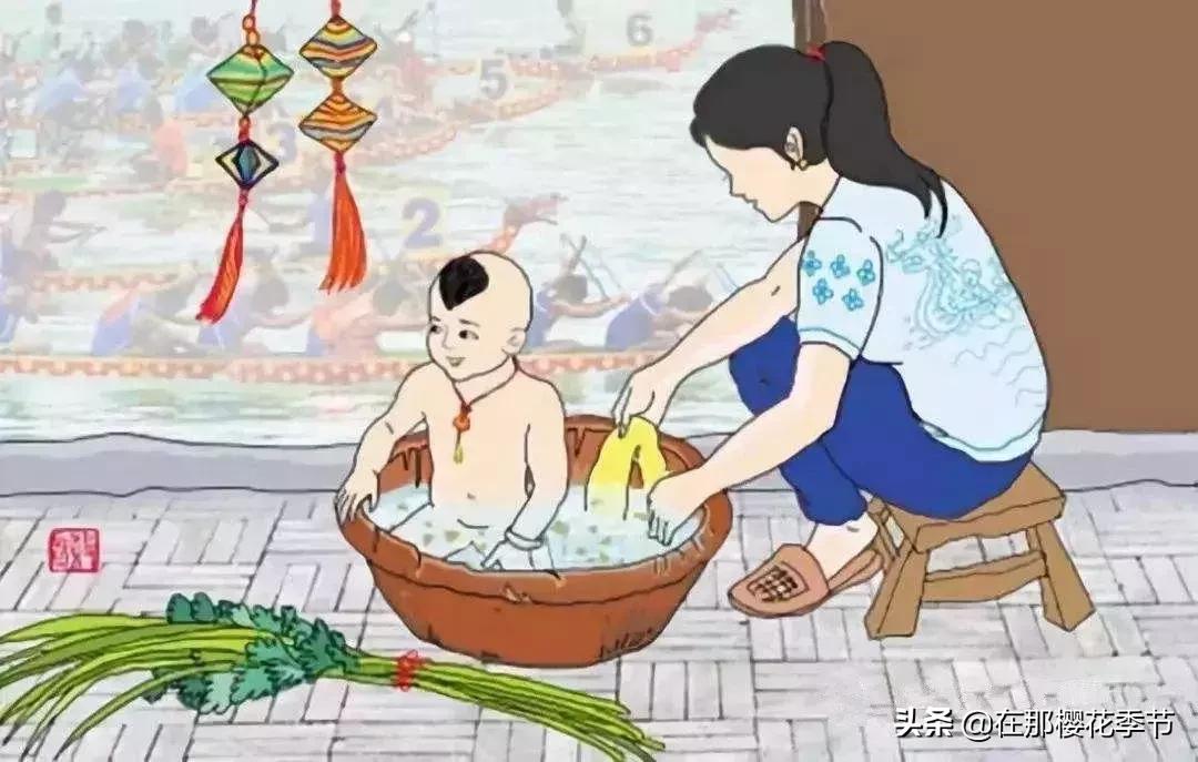 一位客家妈妈用艾草煮水给儿子洗澡,结果万万没想到...