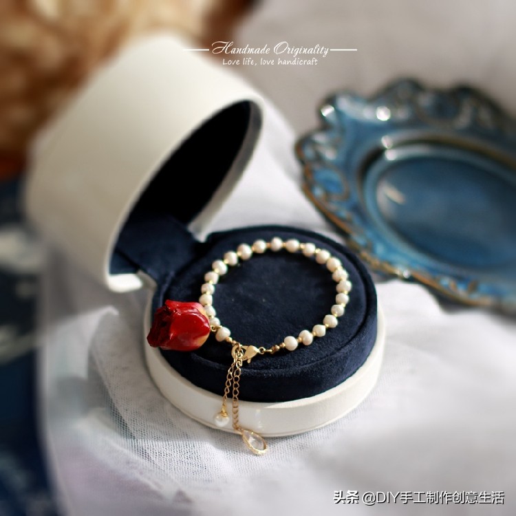 永生花首饰手工diy制作,制作永生花首饰