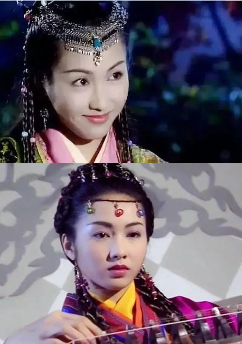 有齐刘海的古装编发,无刘海古装发型编发