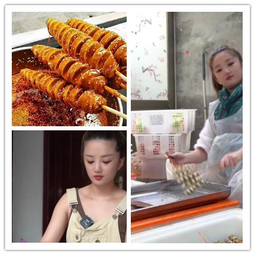 山东美女17岁摆摊卖烤面筋，年赚10多万，6年后依然貌美如花