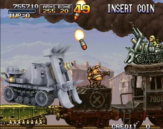 街机合金弹头boss大全,合金弹头2双人同屏恐怖彩蛋