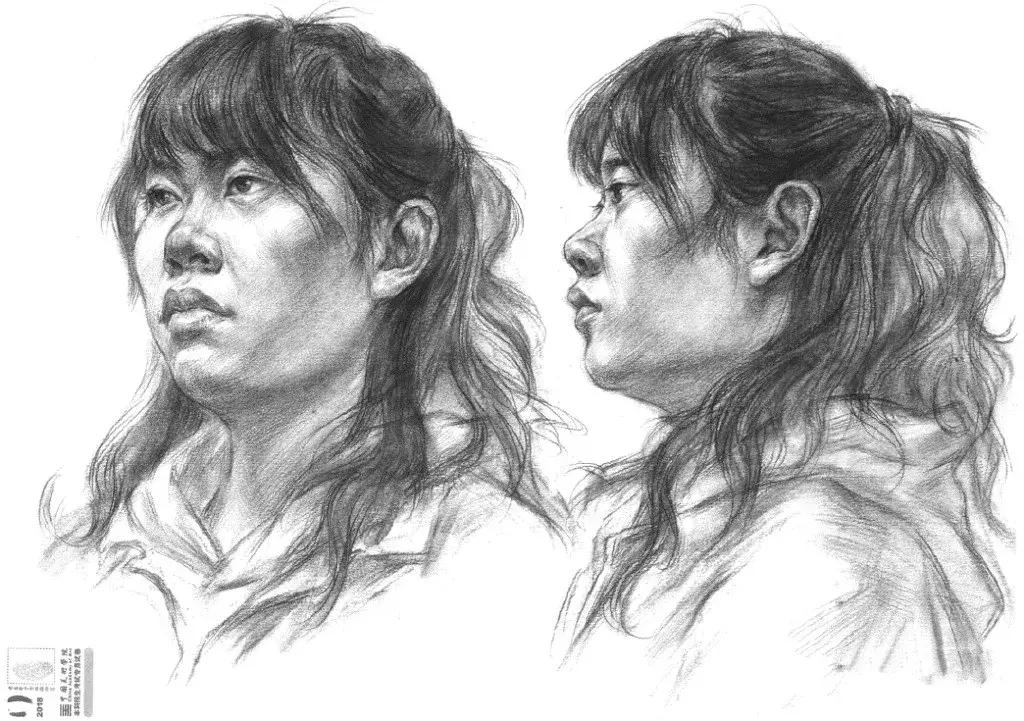 2018年国美色彩高分卷,国美素描高分