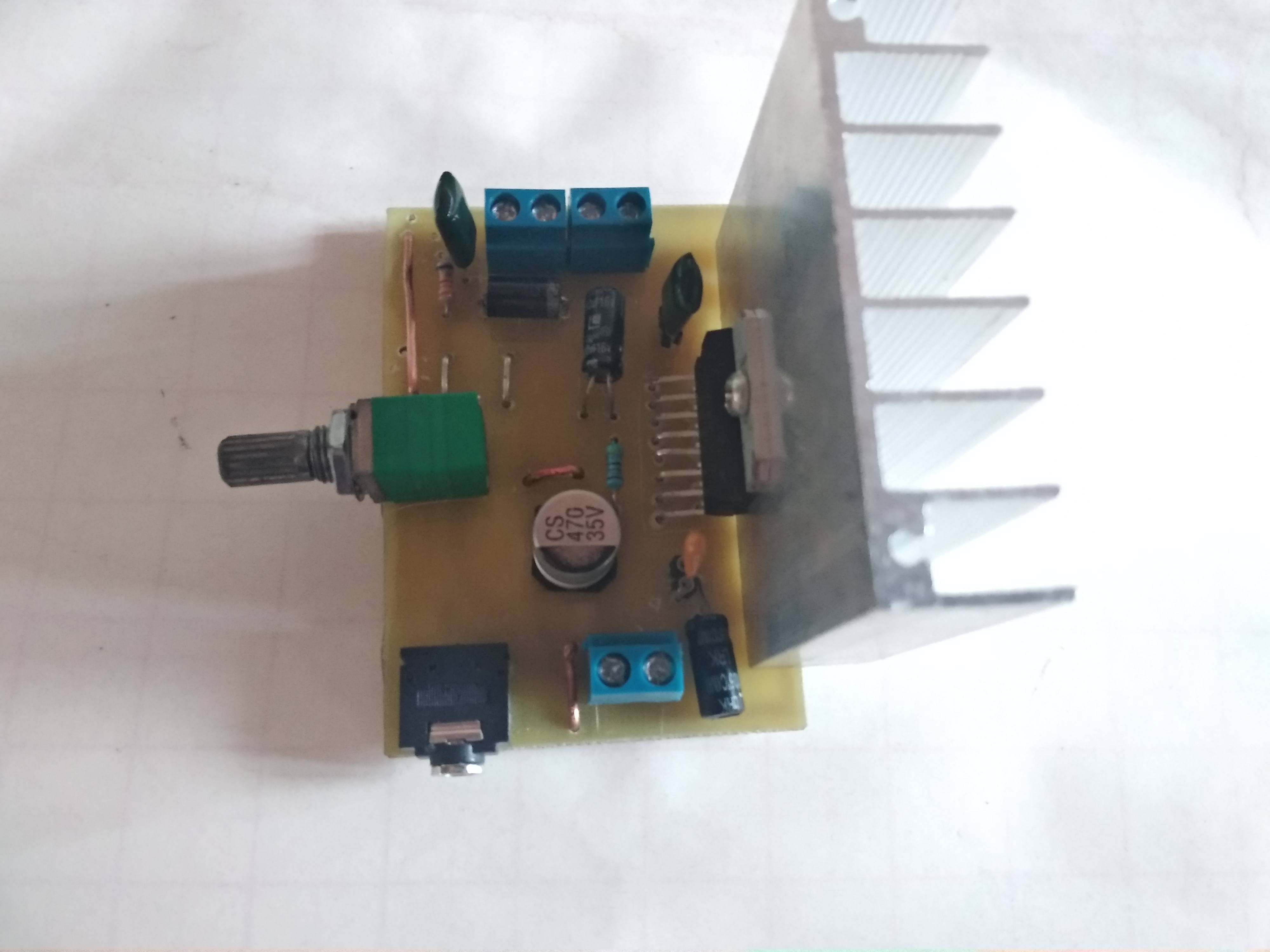 tda7377功放电路图,自制tda7377功放破音