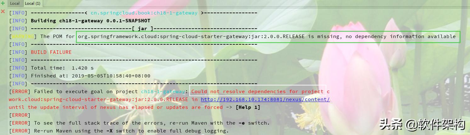 maven打包报错程序包不存在,mavencheck异常