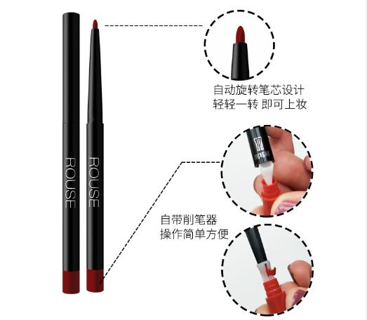 2种口红的画法,唇厚嘴凸出怎么画唇妆适合什么色