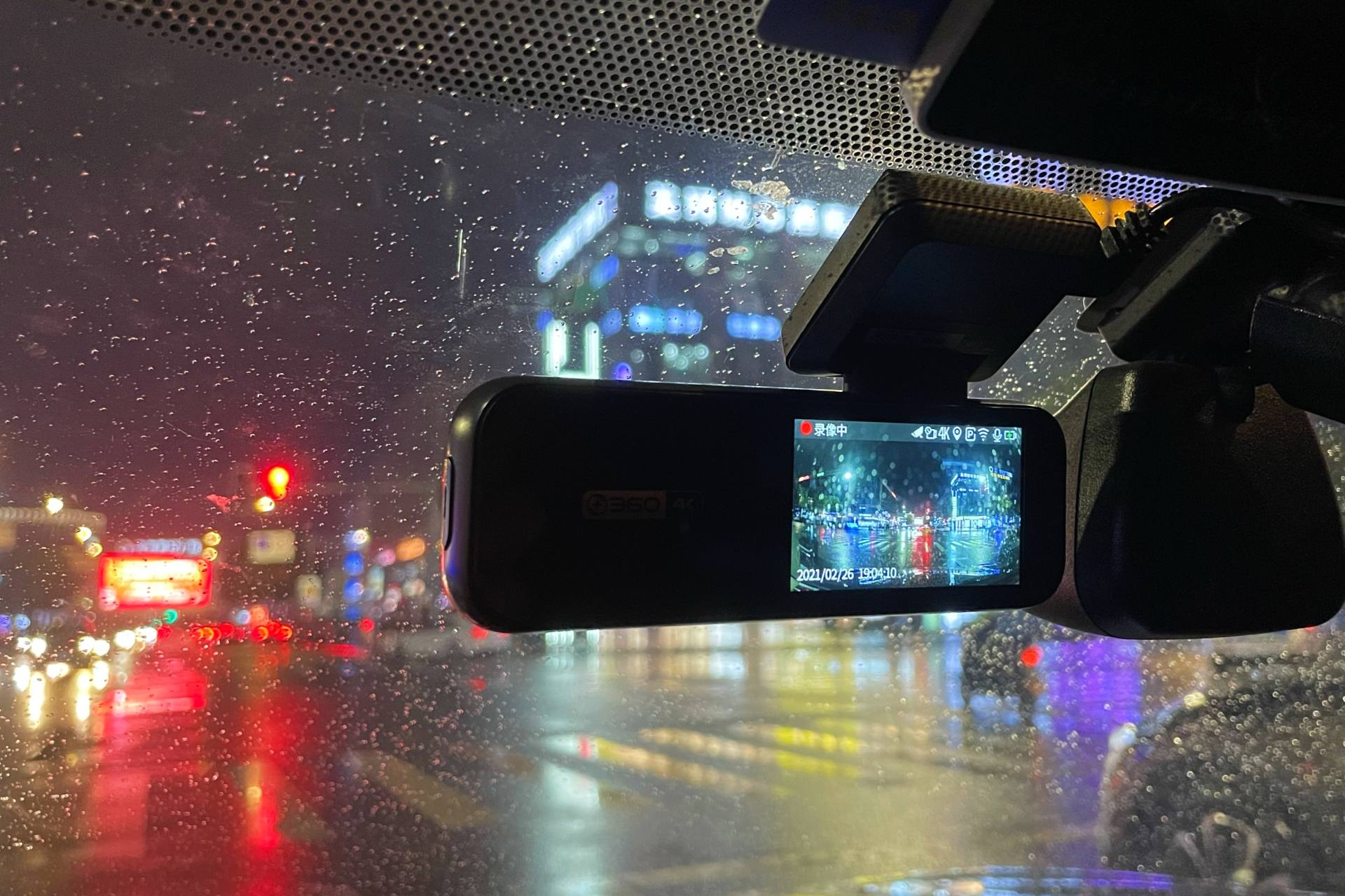 4k超清全景行车记录仪,4k行车记录仪超清视频风景夜间