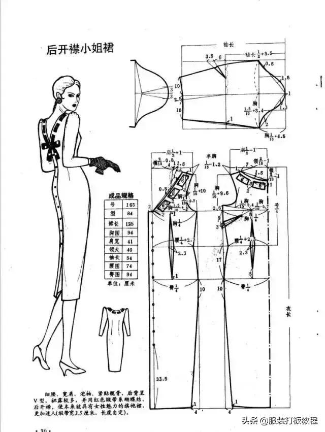 服装打版制版教程,打版纸样制版裁剪教程