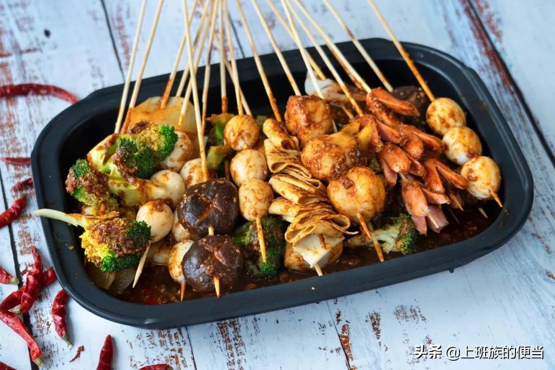 秘制麻辣小串串,街边麻辣串微辣麻酱蘸料怎么做