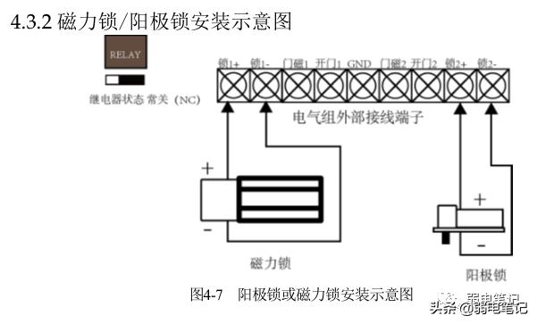 门禁电磁锁接线原理讲解,门禁系统完整接线原理讲解